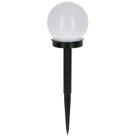 Set of 24 Aktive solar garden lights, outdoor decorative plastic stakes, 10x34x10 cm, ideal for garden illumination and decor.