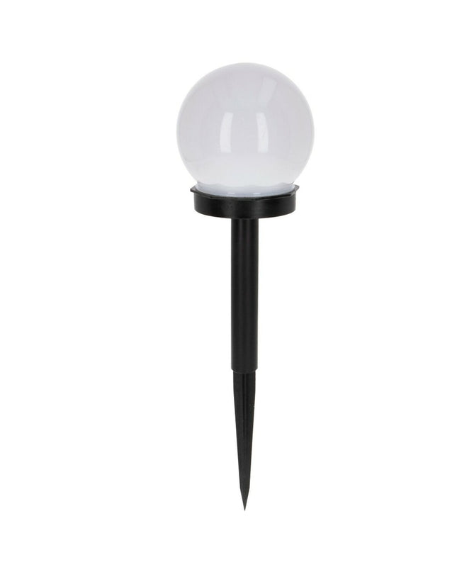 Set of 24 Aktive solar garden lights, outdoor decorative plastic stakes, 10x34x10 cm, ideal for garden illumination and decor.