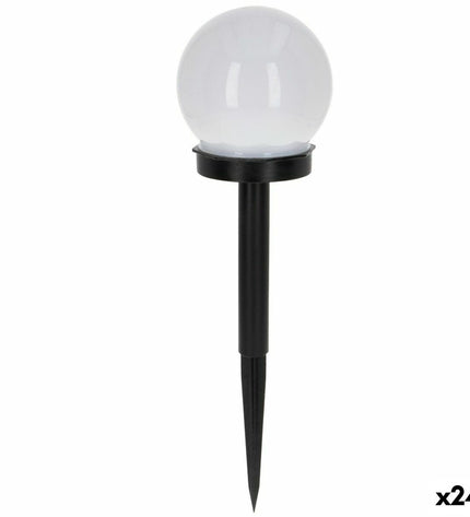 Set of 24 Aktive solar outdoor garden lights in plastic, 10 x 34 x 10 cm, ideal for decorative outdoor landscaping.