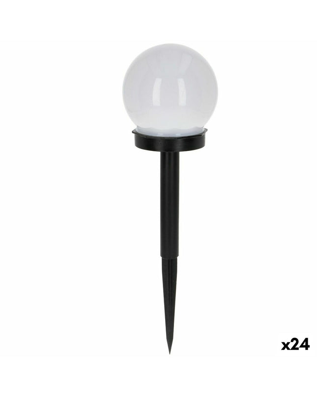 Set of 24 Aktive solar outdoor garden lights in plastic, 10 x 34 x 10 cm, ideal for decorative outdoor landscaping.