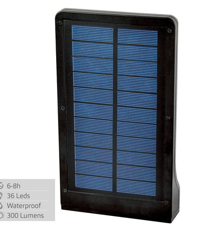 Set of 12 Aktive outdoor garden decorative solar lanterns, 11x3x19 cm, with sleek design for outdoor lighting and decoration.