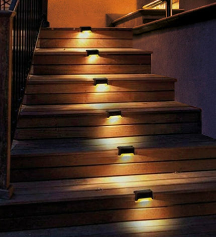 Set of 12 Aktive outdoor garden decorative LED lights, 8 x 4.5 x 4 cm, for outdoor garden decoration.