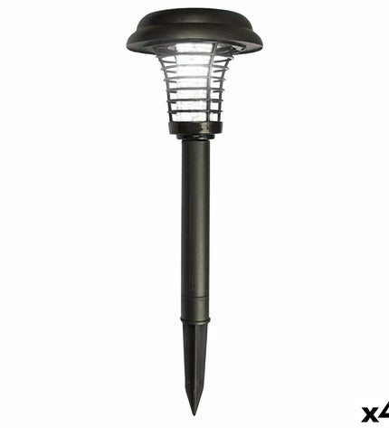 Set of four Aktive solar outdoor garden lights made of durable polypropyleen, 14 x 42 x 14 cm, ideal for outdoor decor.