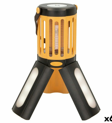 Set of six Aktive outdoor garden decorative lamps, 8x23x8 cm, ideal for enhancing exterior lighting and garden decor.