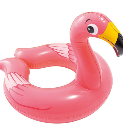 Set of 36 Intex inflatable pool toys featuring animal shapes, measuring 89 x 33 x 69 cm, suitable for outdoor play.