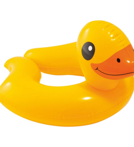 Set of 36 Intex inflatable pool animals, 89x33x69 cm, colorful plastic toys for outdoor swimming and water play.