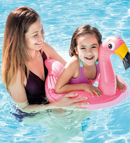 Set of 36 Intex inflatable pool animals, 89x33x69 cm, colorful water toys for swimming and outdoor play.