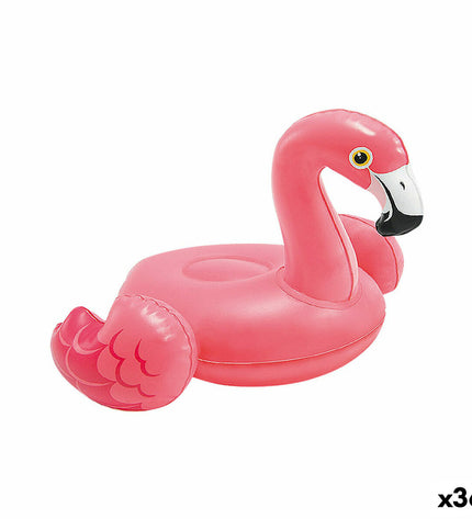 Set of 36 Intex inflatable pool animal figures, 33x33 cm, colorful swim toys for outdoor play and water fun.