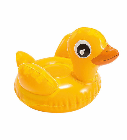 Set of 36 inflatable pool animal figures by Intex, 33x33 cm, colorful plastic toys for outdoor water fun and play.