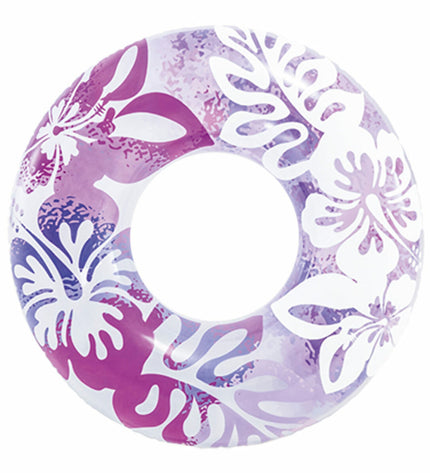 Set of 24 inflatable Intex donut pool floats, 91 cm diameter, colorful and soft, perfect for outdoor water play and pool fun.