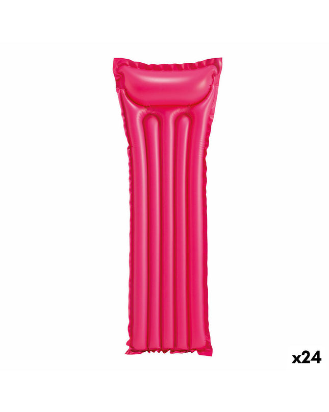 Set of 24 Intex inflatable mattresses, 183 x 69 cm, suitable for toys, games, outdoor activities, and sports.