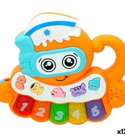 Colorbaby 16.5x14.5x3.2 cm interactive baby toys, colorful and fun playset for young children, six-piece set.