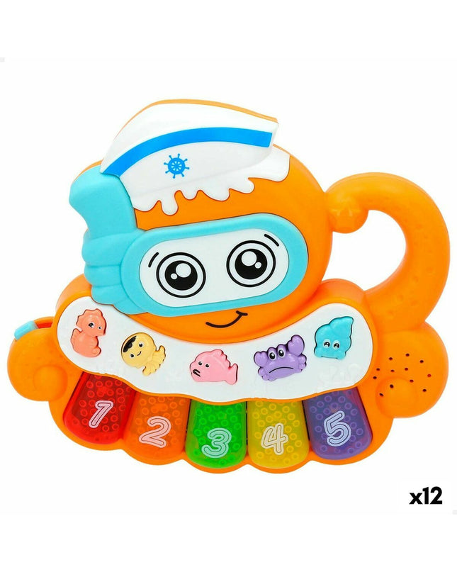Colorbaby 16.5x14.5x3.2 cm interactive baby toys, colorful and fun playset for young children, six-piece set.