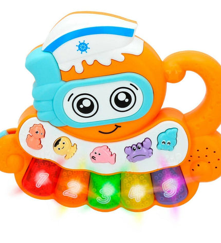 Colorbaby interactive baby toys, 12-piece set with colorful, soft toys in sizes around 16.5 x 14.5 x 3.2 cm for young children.
