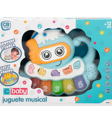 Colorbaby interactive baby toys, set of 12 colorful toys measuring 16.5 x 14.5 x 3.2 cm, designed for young children.