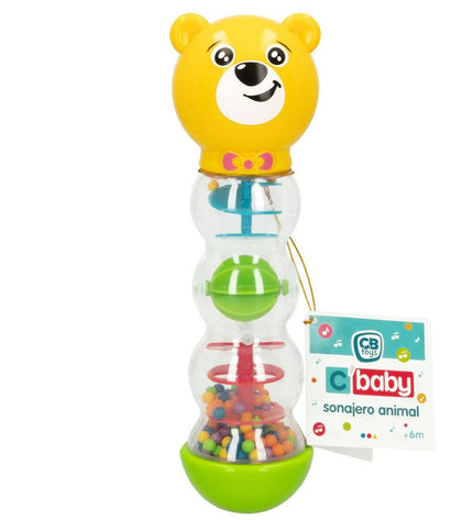 Set of 12 Colorbaby baby rattles, colorful plastic toys for young children, 6.5 x 25.5 x 6.5 cm each, designed for early play.