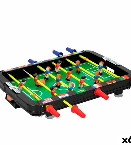 Set of six CB Games tabletop foosball game pieces, 36 x 5 x 26 cm, for kids' toys and game accessories.