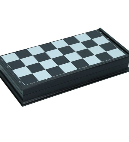 Six CB Games plastic chess and checkers game boards with black and white squares for kids and family play.