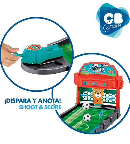 Colorbaby Football agility game set with six colorful plastic balls for active play and coordination, ideal for children.