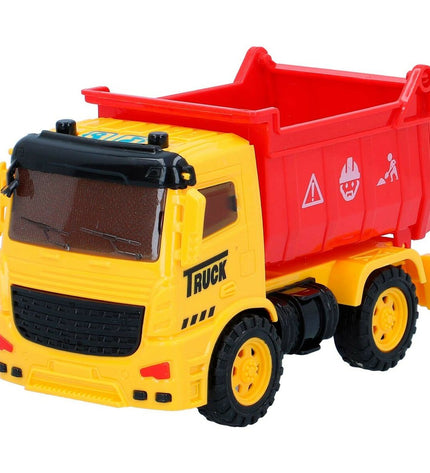 Set of six Speed & Go public works trucks, 14.5 x 9 x 7.5 cm, featuring colorful toy vehicles for children.