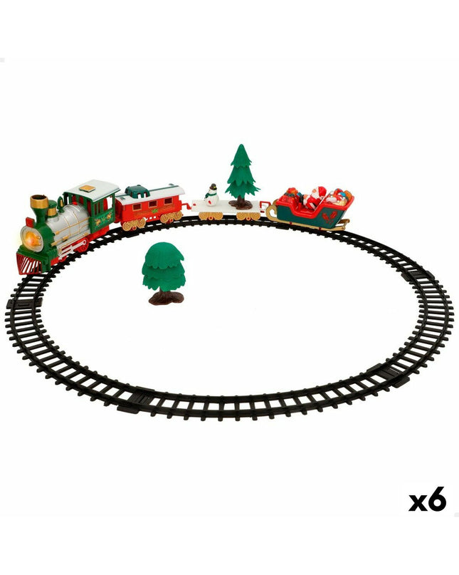 Speed & Go train set with 6 toy train cars, measuring 91 x 0.5 x 43.5 cm, for children’s play and vehicle fun.