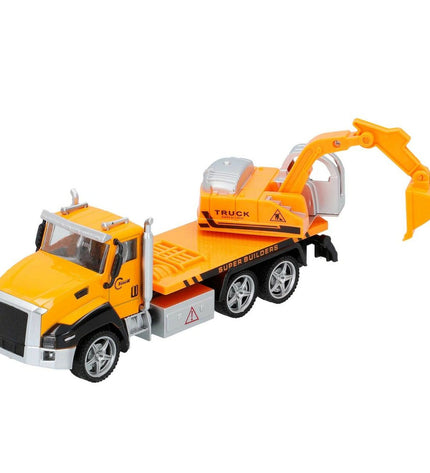 Six Speed & Go toy trucks, 18.5 x 9 x 5.5 cm, in bright colors, designed for children’s play and vehicle fun.