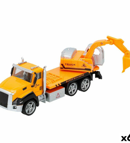 Six Speed & Go toy trucks in 18.5 x 9 x 5.5 cm size, colorful vehicles for children's play and games.