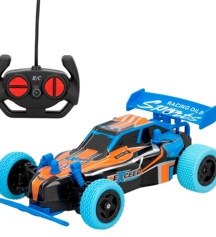 Six Speed & Go remote control police cars, 1:20 scale, measuring 19x6.5x11 cm, displayed together in a close-up image.