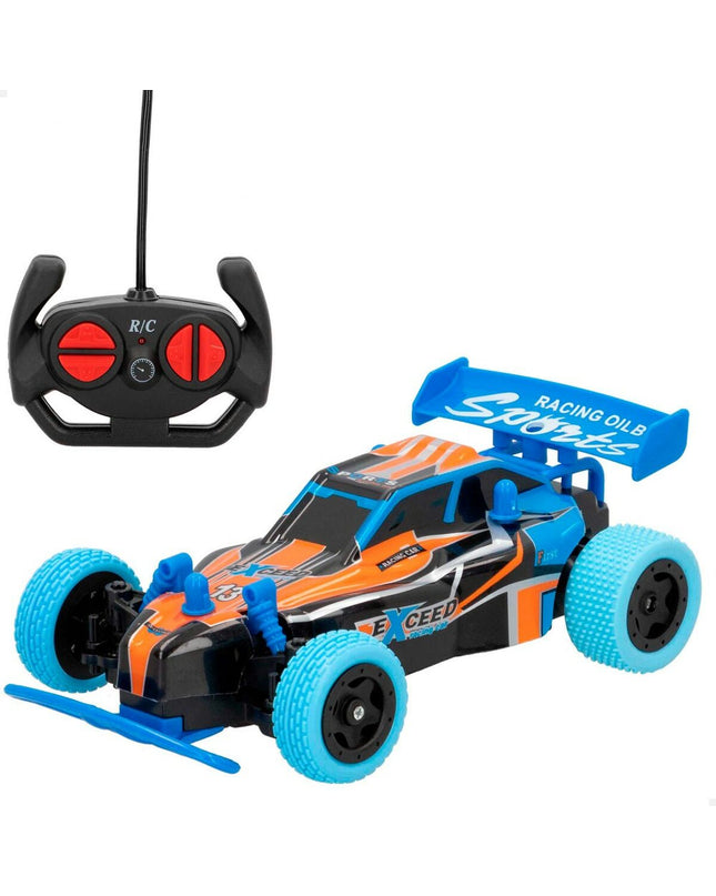 Six Speed & Go remote control police cars, 1:20 scale, measuring 19x6.5x11 cm, displayed together in a close-up image.