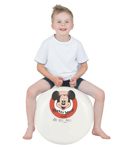 Set of 10 Mickey Mouse springbal balls, 45 cm diameter, perfect for outdoor recreational activities and sports.