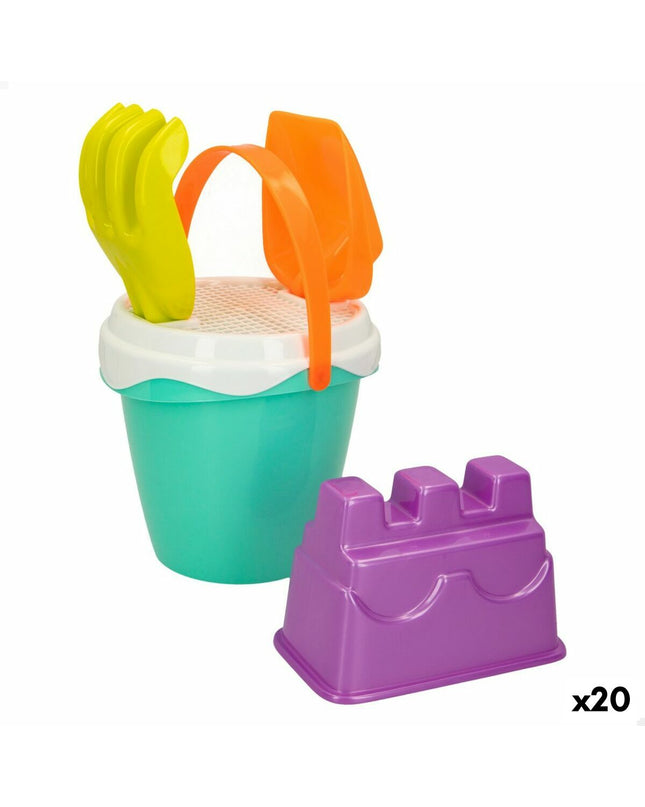 Colorbaby strand toy set with 20 colorful plastic balls, 14 cm diameter, for outdoor play and sports activities.
