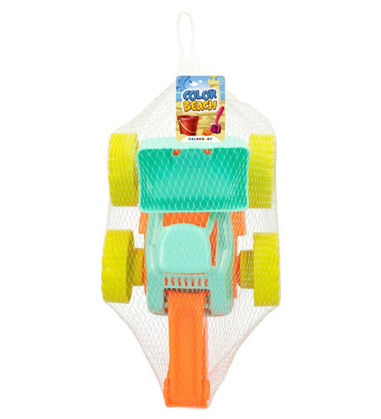 Set of 12 Colorbaby 26 cm plastic toy shovels, suitable for outdoor play and gardening activities, in vibrant colors.