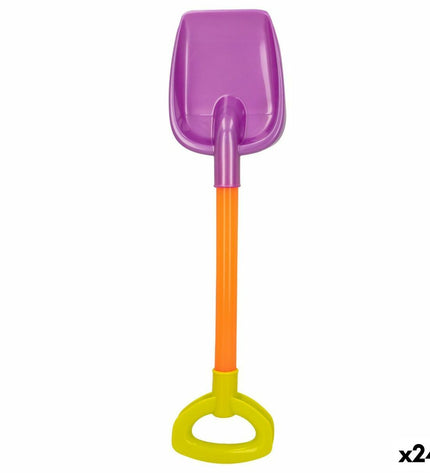 Colorbaby plastic spade set, 52 cm polypropylene toy shovels for outdoor play, shown in a pack of 24.