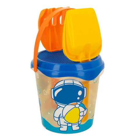 Colorbaby strand toy set with 16 polypropene pieces, 18 cm in diameter, ideal for outdoor play and children’s games.