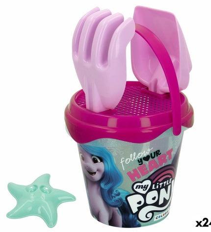 My Little Pony toy strand set with 24 polypropyleen pieces, 14 cm in diameter, for outdoor play and games.