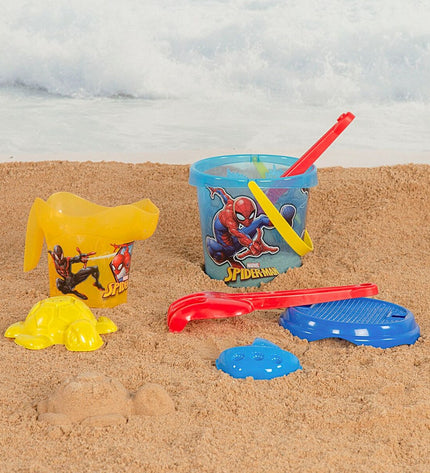 Set of 12 Spider-Man strand toys, each measuring 18 x 16 x 18 cm, perfect for outdoor play and sports activities.