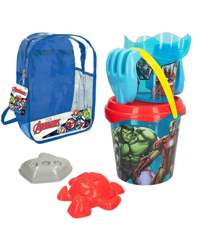 Set of 12 Avengers-themed plastic toy balls, 18 cm in diameter, for outdoor play, featuring superhero logo designs.