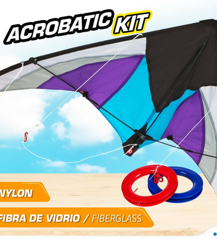 Eolo Komeet Eolo Pop-up Magic wit paars outdoor sport and recreational equipment, compact and easy to set up.