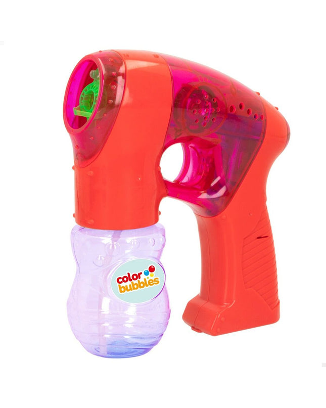 Colorbaby Zeepbellenpistool set with six bubble blasters in vibrant colors, designed for outdoor play and fun activities.