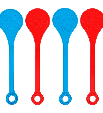 Colorbaby Bellenblaas Spel set with 6 colorful bubble-blowing bottles, 240ml each, for outdoor play and fun.