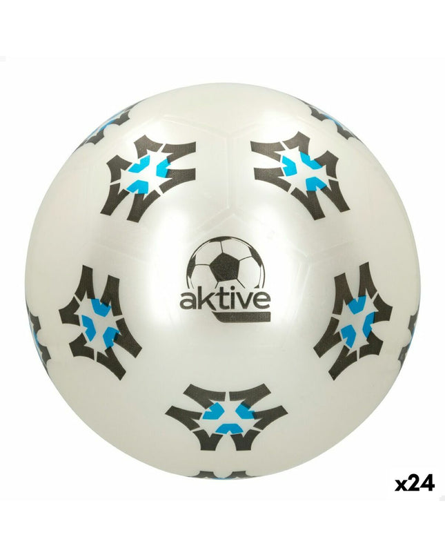 Colorbaby PVC footballs, set of 24, colorful outdoor sports balls for children, designed for outdoor play and sports activities.