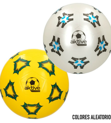 Set of 24 Colorbaby PVC footballs for kids, colorful outdoor sports balls perfect for playing and training.