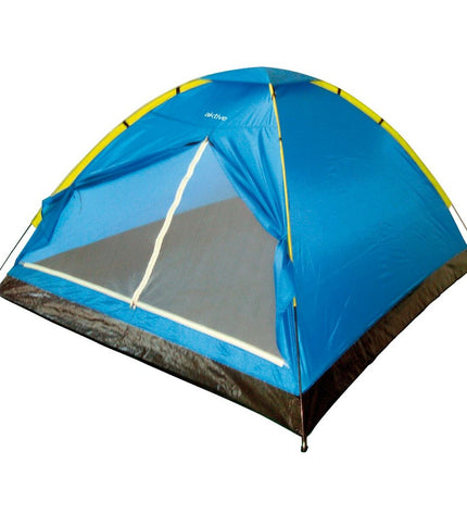 Aktive Kampeertent voor 4 personen, sport en outdoor, 210 x 130 x 240 cm, set van 4, suitable for camping and hiking.