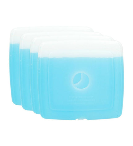 Set of 12 Aktive Kou-accumulator active blue 13.5 x 12.5 x 1.5 cm for outdoor, camping, and hiking activities.