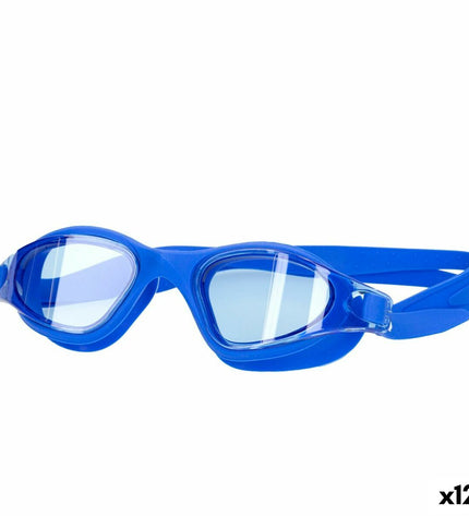 AquaSport swim goggles for adults, set of 12 waterproof swimming goggles for outdoor water sports activities.