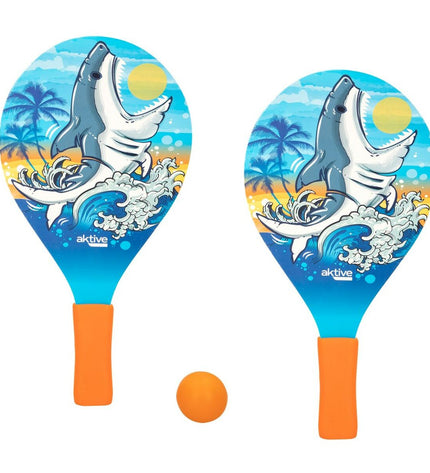 Set of 24 Aktive shark-shaped swimming pool strainer scoops, 19.5 x 38 cm, for outdoor water games and pool cleaning.