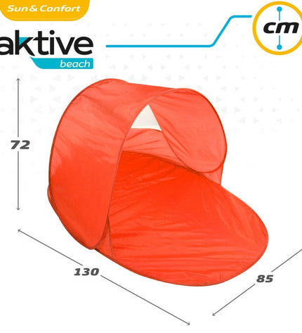 Set of six Aktive windshields for outdoor camping and hiking, measuring 130x72x85 cm, lightweight and portable for outdoor activities.