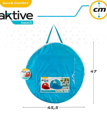 Six Aktive windshields for outdoor camping and hiking, measuring 130x72x85 cm, shown assembled in a natural outdoor setting.