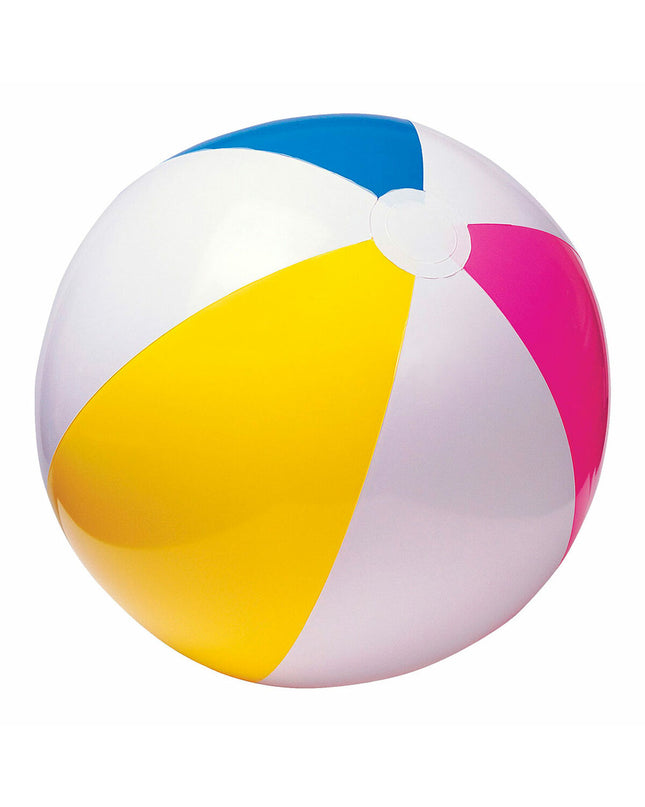 Set of 36 Intex PVC beach balls, 61 cm diameter, colorful, suitable for outdoor play and sports activities.