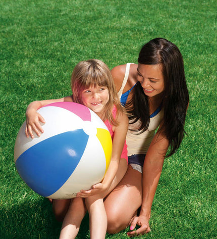 Intex 61 cm PVC beach ball, set of 36 colorful inflatable pool toys for outdoor play and water games